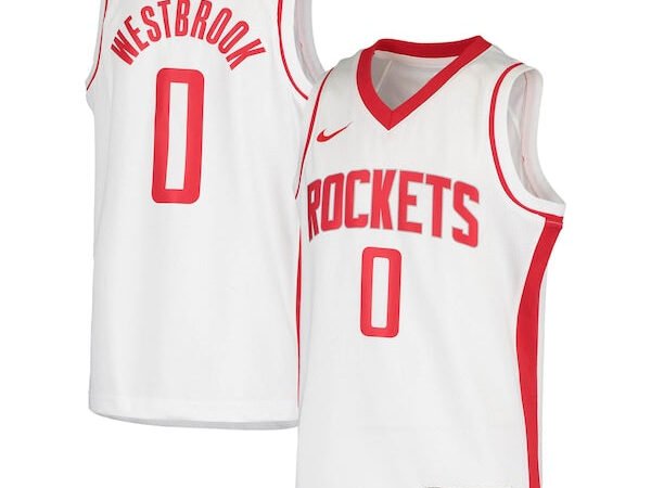 Russell Westbrook Houston Rockets Nike Youth Swingman Jersey - Association Edition - White