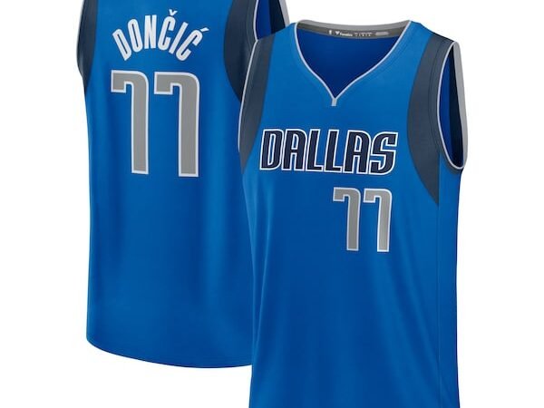 Luka Dončić Dallas Mavericks Youth Fast Break Replica Player Jersey - Icon Edition - Blue