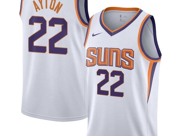Deandre Ayton Phoenix Suns Nike Youth Swingman Jersey - Association Edition - White/Purple