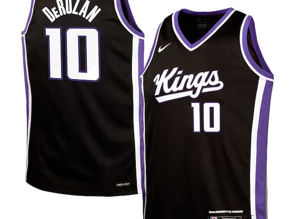 DeMar DeRozan Sacramento Kings Nike Youth Swingman Jersey - Icon Edition - Black