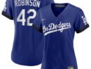 Jackie Robinson Los Angeles Dodgers Nike Women's City Connect Replica Player Jersey - Royal