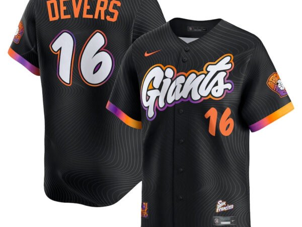 Rafael Devers San Francisco Giants Nike 2025 City Connect Limited Player Jersey - Black