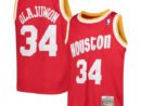 Hakeem Olajuwon Houston Rockets Youth Swingman Throwback Jersey - Red