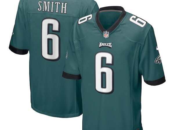 DeVonta Smith Philadelphia Eagles Nike Youth Game Jersey - Green