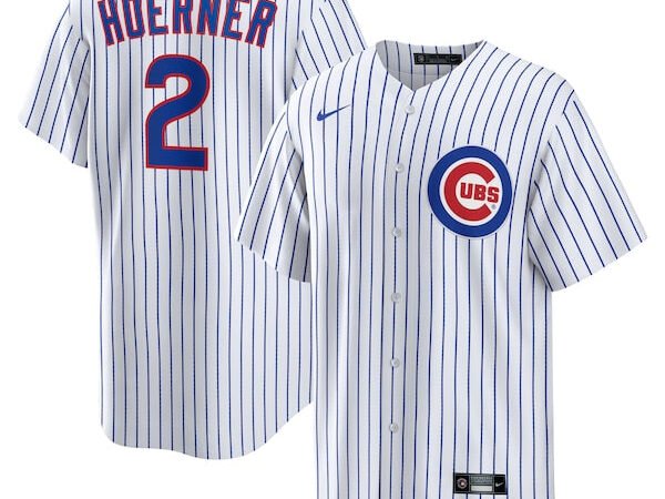 Nico Hoerner Chicago Cubs Nike Replica Player Jersey - White