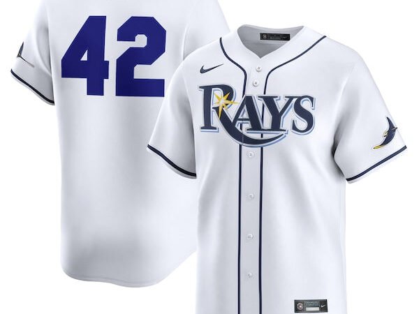 Tampa Bay Rays Nike Home 2025 Jackie Robinson Day Limited Jersey – White