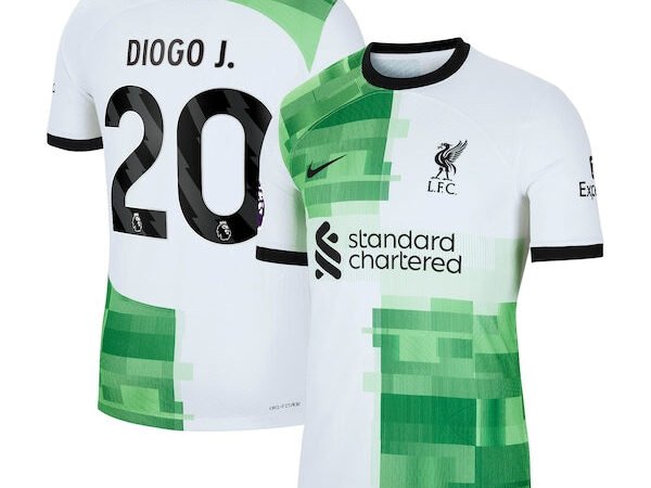Diogo Jota Liverpool Nike 2023/24 Away Authentic Player Jersey - White/Red