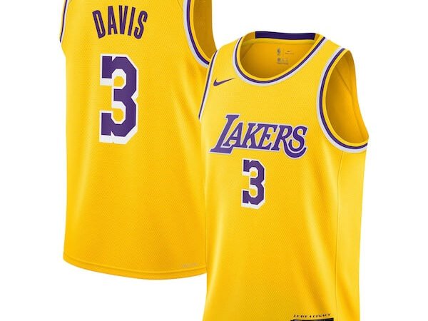 Anthony Davis Los Angeles Lakers Nike Youth Swingman Jersey - Icon Edition - Gold