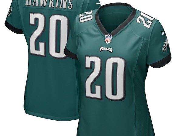 Brian Dawkins Philadelphia Eagles Nike Women's Game Retired Player Jersey - Midnight Green
