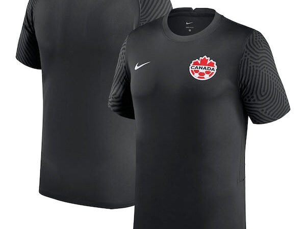 Canada Soccer Nike Youth Third Replica Jersey - Black