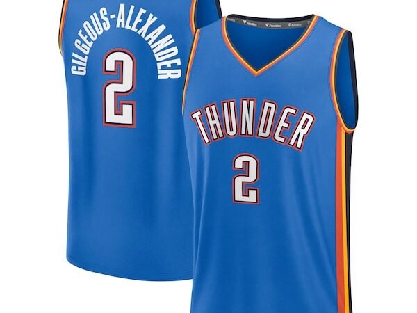 Shai Gilgeous-Alexander Oklahoma City Thunder Fast Break Replica Player Jersey - Icon Edition - Blue