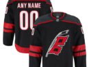 Carolina Hurricanes  Home Authentic Pro Custom Jersey - Black/White