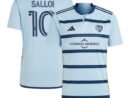 Daniel Salloi Sporting Kansas City adidas 2024 Hoops 4.0 Replica Player Jersey – Light Blue
