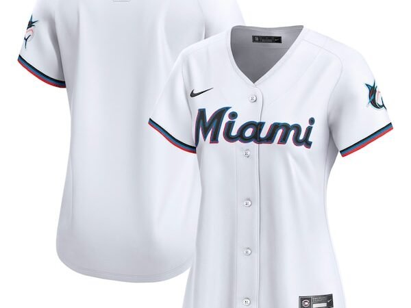 Miami Marlins Nike Women's Home Limited Jersey - White