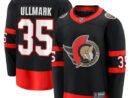 Linus Ullmark Ottawa Senators  Home Premier Breakaway Player Jersey - Black