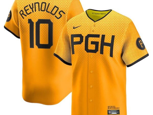 Bryan Reynolds Pittsburgh Pirates Nike City Connect Limited Player Jersey - Gold