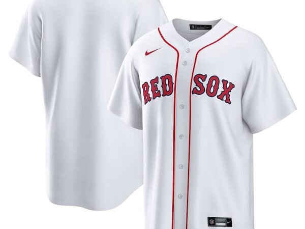 Boston Red Sox Nike Home Blank Replica Jersey - White