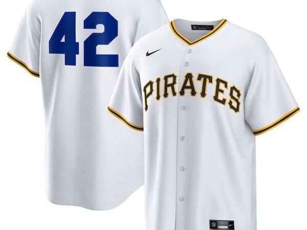 Pittsburgh Pirates Nike Home  2025 Jackie Robinson Day Replica Jersey - White