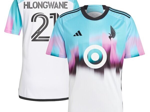 Bongokuhle Hlongwane Minnesota United FC adidas 2024 The Northern Lights Kit Replica Jersey - White