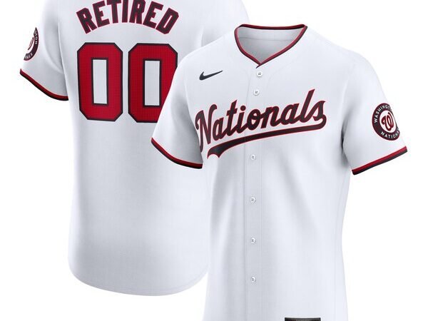 Washington Nationals Nike Home Elite Pick-A-Player Retired Roster Jersey - White