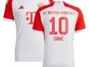 Leroy Sané Bayern Munich adidas 2023/24 Home Replica Jersey - White
