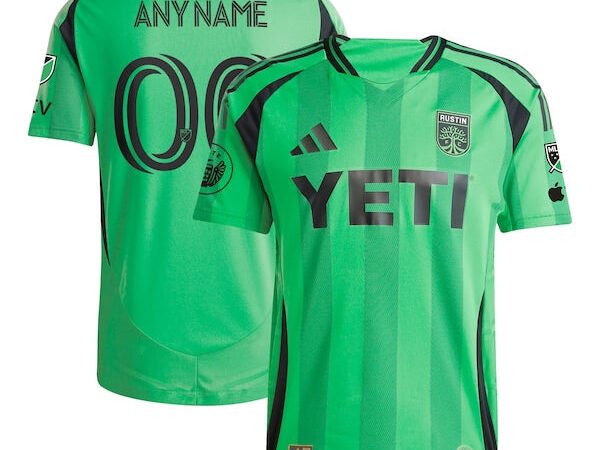 Austin FC adidas 2025 The Heartbeat Kit Authentic Custom Jersey - Green