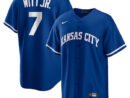 Bobby Witt Jr. Kansas City Royals Nike Alternate 2 Replica Jersey - Rush Blue/Gray/White