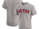 Boston Red Sox Nike Road Elite Jersey - Gray