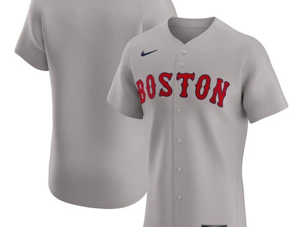 Boston Red Sox Nike Road Elite Jersey - Gray