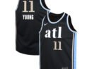 Trae Young Atlanta Hawks Nike Youth  Swingman Replica Jersey - City Edition - Black
