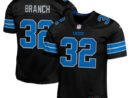 Brian Branch Detroit Lions Nike Youth Alternate Player Game Jersey - Black
