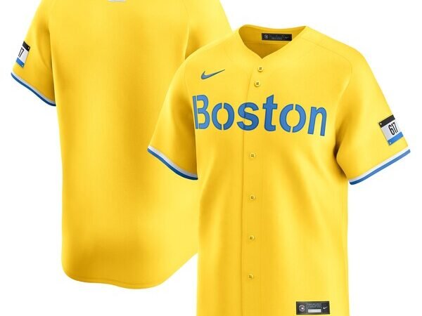 Boston Red Sox Nike City Connect Limited Jersey - Gold