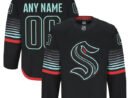 Seattle Kraken  Alternate Authentic Pro Custom Jersey - Black/Navy