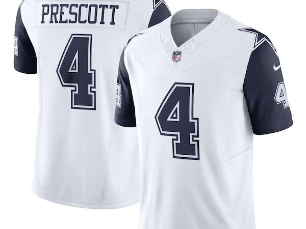 Dak Prescott Dallas Cowboys Nike Vapor F.U.S.E. Limited Jersey - White/Navy