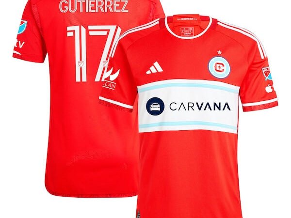 Brian Gutierrez Chicago Fire adidas 2024 Return To Red Authentic Player Jersey - Red