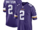 Alexander Mattison Minnesota Vikings Nike Game Player Jersey - Purple