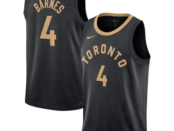 Scottie Barnes Toronto Raptors Nike Unisex 2022/23 Swingman Jersey - City Edition - Black