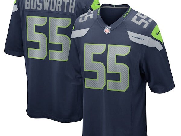 Brian Bosworth Seattle Seahawks Nike Game Retired Player Jersey - College Navy