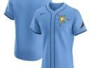 Tampa Bay Rays Nike Alternate Vapor Premier Elite Patch Jersey - Light Blue