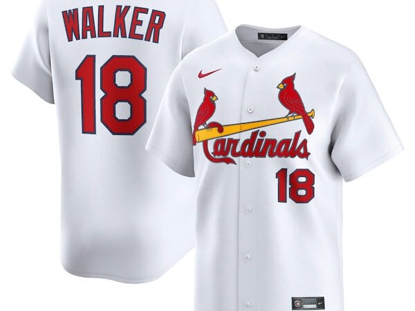 Jordan Walker St. Louis Cardinals Nike Home Limited Player Jersey - White