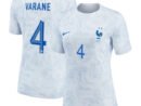 Raphael Varane France National Team Nike Women's 2022/23 Away Breathe Stadium Replica Jersey - White