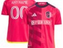 St. Louis City SC adidas Youth 2024 CITY Kit Replica Custom Jersey - Red