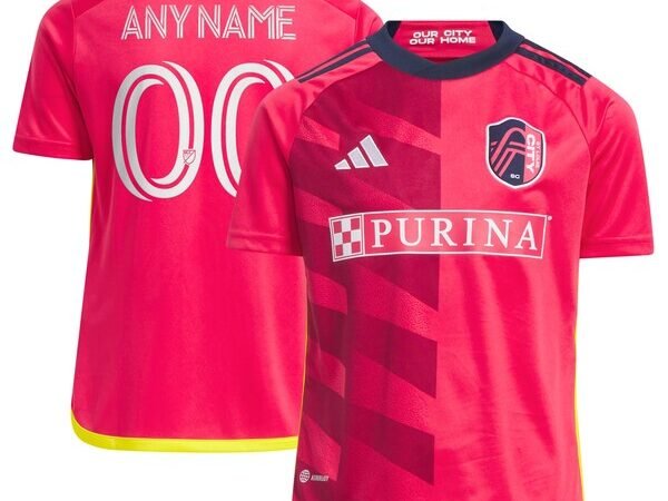 St. Louis City SC adidas Youth 2024 CITY Kit Replica Custom Jersey - Red