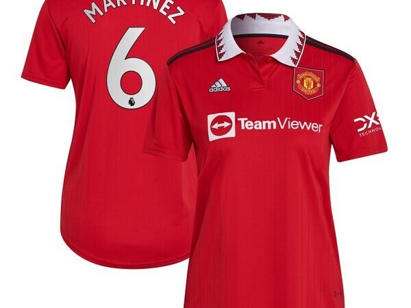 Lisandro Martínez Manchester United adidas Women's 2022/23 Home Replica Player Jersey - Red
