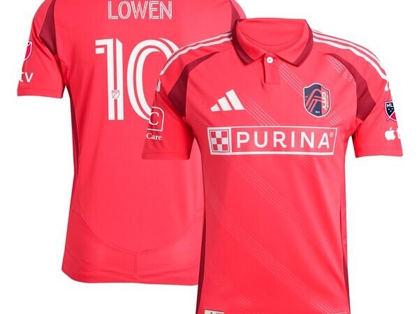 Eduard Löwen St. Louis City SC adidas 2025 Forever CITY Red Authentic Player Jersey - Red