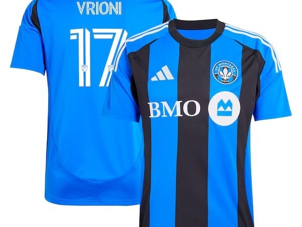 Giacomo Vrioni CF Montreal adidas 2025 Montréal Original Replica Player Jersey - Blue