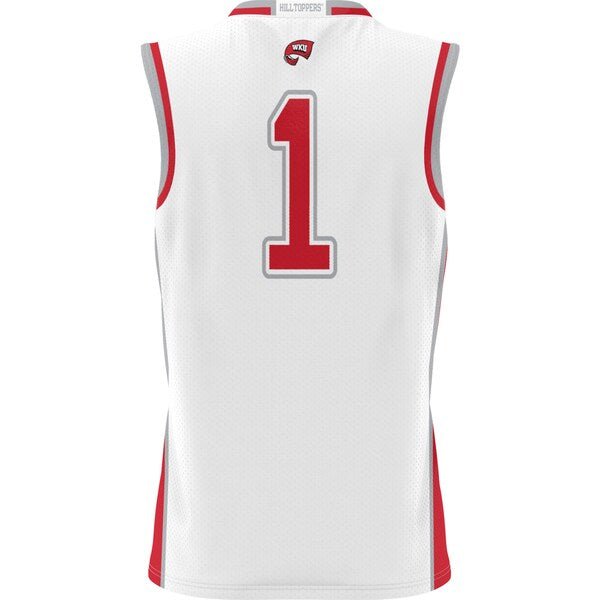 #1 Western Kentucky Hilltoppers GameDay Greats Youth Lightweight Basketball Jersey - White/Red/Black