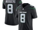 Aaron Rodgers New York Jets Nike  Vapor Untouchable Limited Jersey - Black/Green