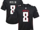 Kyle Pitts Sr. Atlanta Falcons Nike Youth Team Game Jersey - Black