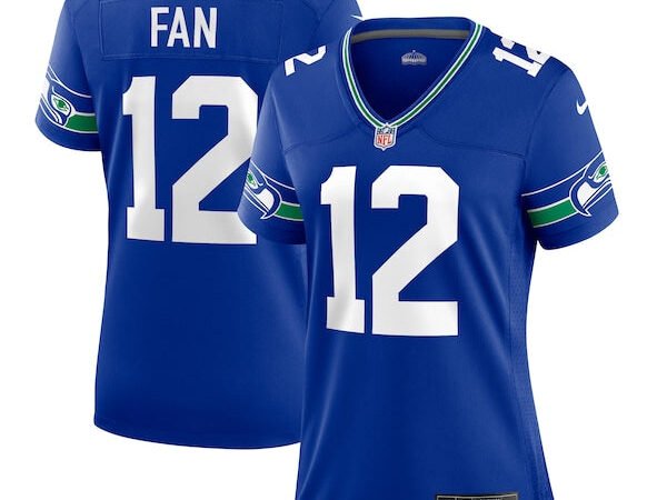 12th Fan Seattle Seahawks Nike Women's Player Jersey - Royal/Navy
